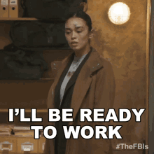 Ill Be Ready To Work Cameron Vo GIF - Ill Be Ready To Work Cameron Vo Fbi International GIFs