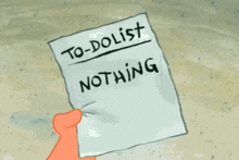 todolist nothing