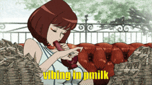 Pmilk Vibing GIF - Pmilk Vibing Anime GIFs