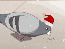 Christmas Pigeon GIF - Christmas Pigeon Anime GIFs