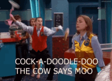 Drake And Josh What GIF - Drake And Josh What Cock A Doodle Doo GIFs