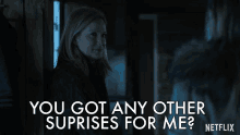 You Got Any Other Surprises For Me Laura Linney GIF - You Got Any Other Surprises For Me Laura Linney Wendy Byrde GIFs