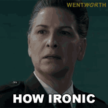 How Ironic Joan Ferguson GIF - How Ironic Joan Ferguson Wentworth GIFs