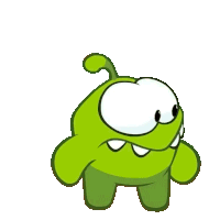 Oh Please Om Nom Sticker - Oh Please Om Nom Cut The Rope Stickers