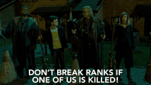 Dont Break Ranks If One Of Us Is Killed Mad Eye GIF - Dont Break Ranks If One Of Us Is Killed Mad Eye Constant Vigilance GIFs