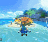 Mario Kart 8 Blue Birdo GIF - Mario Kart 8 Blue Birdo Birdo GIFs