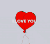 Downsign I Love You GIF - Downsign I Love You Balloons GIFs