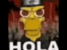 Hola Homero Simpson GIF - Hola Homero Simpson Itachi GIFs