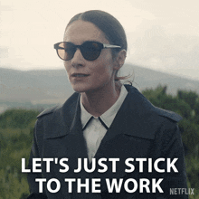 Let'S Just Stick To The Work Dove GIF