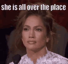 All Over The Place GIF - All Over The Place She Is All Over The Place Shake Head GIFs