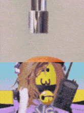 a picture of a cartoon character with a smiley face and the number 3 on it