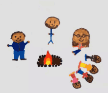 Fire By The Fire GIF - Fire By The Fire Camping GIFs
