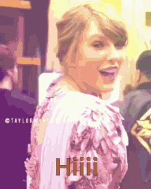 Hi Happy2021 GIF - Hi Happy2021 Taylor Swift GIFs