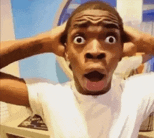 Shocked Black Guy Wow GIF - Shocked Black Guy Shocked Wow GIFs