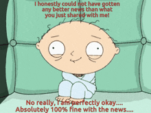 a cartoon character sitting on a couch with a caption that says i honestly could not