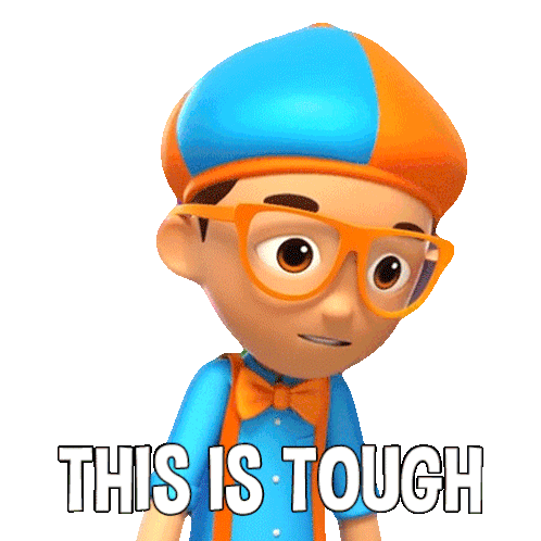 This Is Tough Blippi Sticker - This Is Tough Blippi Blippi Wonders - Educational Cartoons For Kids Stickers