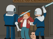 Police Brutality - Futurama GIF - Futurama Fry Philip J Fry GIFs