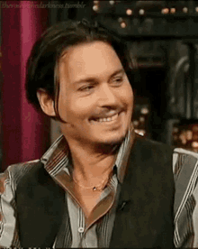 Johnny Depp Laughing GIF - Johnny Depp Laughing Smile GIFs