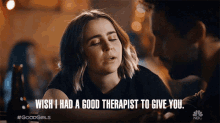 wish i had a good therapist to give you mae whitman annie marks good girls good therapist