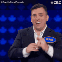 Pointing Blake GIF - Pointing Blake Family Feud Canada GIFs