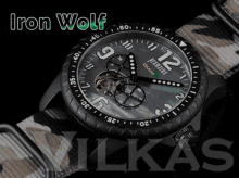 Iron Wolf Wristwatch GIF