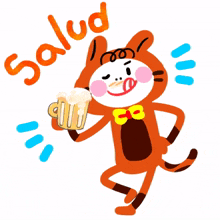 brown cat salud spanish cheers