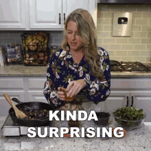 kinda surprising jill dalton the whole food plant based cooking show somewhat unexpected rather out of expectation