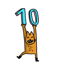 10 celebrating