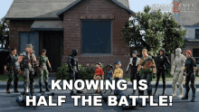 Knowing Is Half The Battle Flint GIF - Knowing Is Half The Battle Flint Gung Ho GIFs