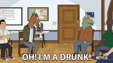 oh im a drunk bojack will arnett bojack horseman alcoholic