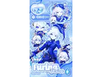 a poster of a girl with the name furina focalors on it