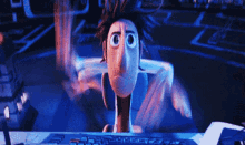 typing flint lockwood busy working cloudy with a chance of meatballs