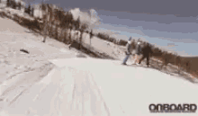 Snowboarding 360 GIF