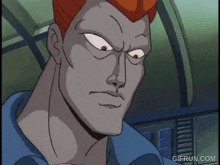 a close up of a cartoon character with the website gifrun.com visible