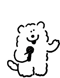 Dog Mmhn Sticker - Dog Mmhn Samoyed Stickers
