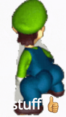 Luigi Stuff Luigi GIF - Luigi Stuff Luigi Stuff Thumbs Up GIFs