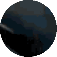 a pixelated image of a circle with a black and white background