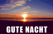 Sonnenuntergang Am Strand - Gute Nacht GIF - Gute Nacht Sonnenuntergang Untergang GIFs