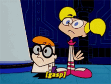 Dexters Laboratory Gasp GIF - Dexters Laboratory Gasp Gasping GIFs