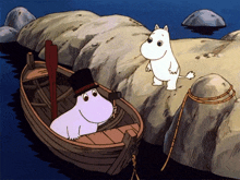 Moomin Boat GIF - Moomin Boat Moominpappa GIFs