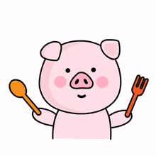 pig animal pink cute cook