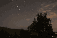 Estrella Fugaz En La Noche GIF - Meteors Falling Stars GIFs