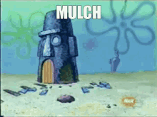 Mulch Spongebob GIF