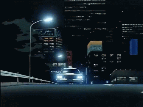 Revving up the Retro: 80s Anime Character Prepares for Epic Street Race in  Futuristic City - Bilibili