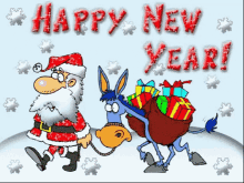Sretna Nova Godina Happy New Year GIF - Sretna Nova Godina Happy New Year Santa Claus GIFs
