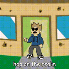 Hop On The Realm Minecraft GIF