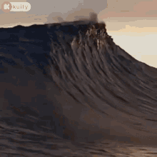 wave touches the clouds nature gif trending coincidence