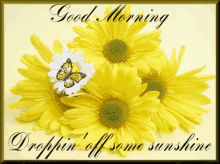 Good Morning Flower GIF - Good Morning Flower Butterfly GIFs