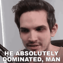 He Absolutely Dominated Man Nik Nocturnal GIF - He Absolutely Dominated Man Nik Nocturnal Domination GIFs