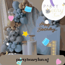 Birthday Party Decorations Balloons Decorations GIF - Birthday Party Decorations Party Decoration Balloons Decorations GIFs